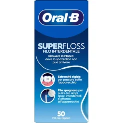 ORAL-B SUPERFLOSS FILO INTERDENTALE PRETAGLIATO - DISPOSITIVO MEDICO CLASSE I