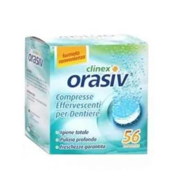 Orasiv Clinex Compresse Effervescenti Protesi Dentale 56 Pezzi Pulizia Protesi