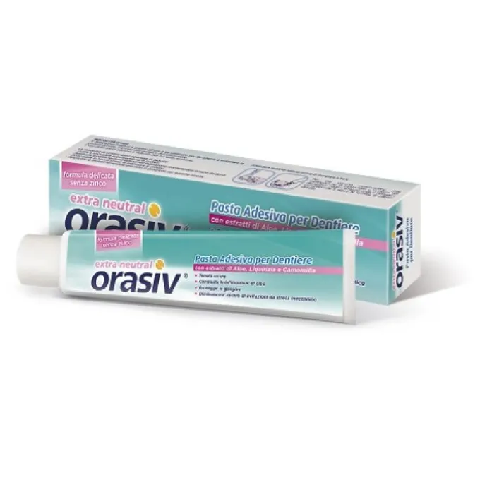 Orasiv Extra Neutral Pasta Adesiva Per Dentiere 40 G Adesivi Protesi