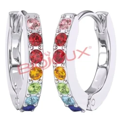 Orecchini Crystal Hoop Multicolor Kids 1 Paio