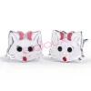 Orecchini Ginger Cat With Swarovski 1 Paio