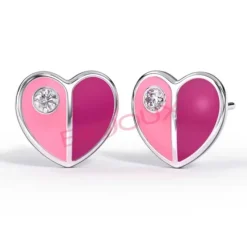 Orecchini Sweet Gold Heart With Swarovski 1 Paio
