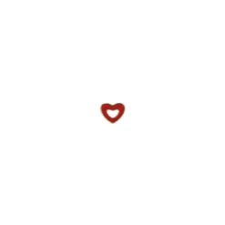 Orecchino Sterile Bjt715 Gp Red Heart