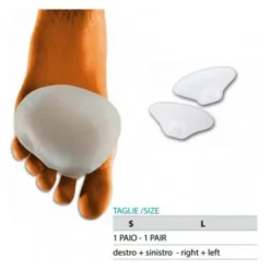Orione Ok Ped G201 Cuscinetto Metatarsale Gel Polimero Destro + Sinistro Taglia S 1 Paio