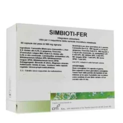 Oti Simbioti-Fer Integratore Intolleranze 60 Capsule Fermenti Lattici