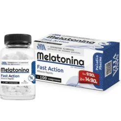 Paladin Pharma Spa Sanavita Melatonina Fast Action 100 Compresse Sonno