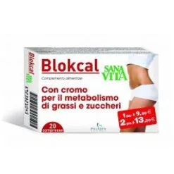 Paladin Sanavita Blokcal Integratore Metabolismo Dei Grassi 20 Compresse