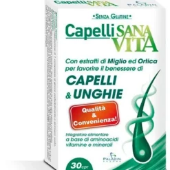 Paladin Sanavita Capelli Unghie 30 Compresse Integratori Anticaduta