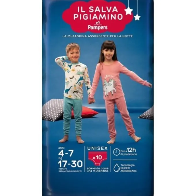Pampers Il Salva Pigiamino S/M X 10 Pannolini