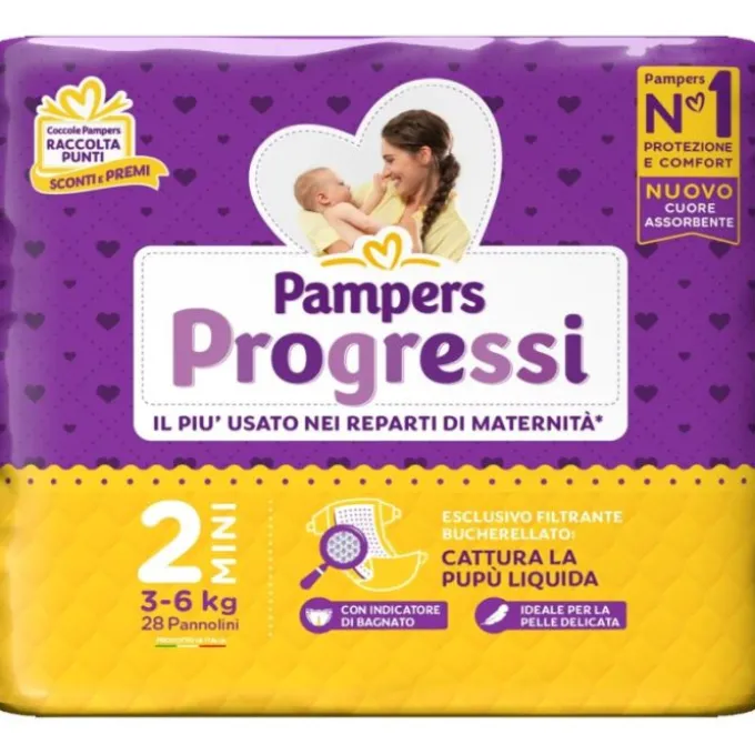 Pampers Pmp Progressi Mini X28 Stck 6 Kg Pannolini