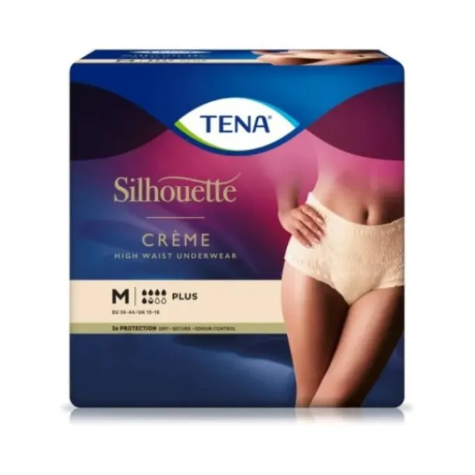 Pannolone Mutandina Tena Silhouette Creme Medium 9 Pezzi