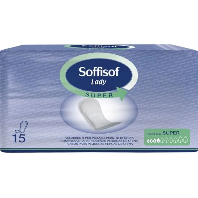 Pannolone Per Incontinenza Soffisof Lady Classic Super 15 Pezzi