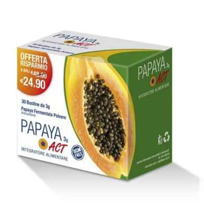 Papaya Act Integratore Metabolismo Energetico 30 Bustine