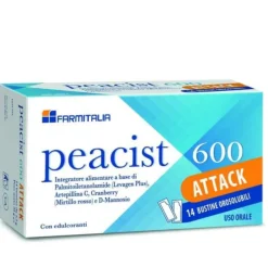 Peacist 600 Attack Integratore Per Infezioni Vie Urinarie 14 Bustine Salute Intima Donna