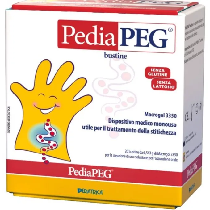 Pediapeg 20 Bustine Senza Glutine E Lattosio Lassativi Azione Delicata