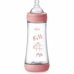 Perfect 5 Biberon 300Ml Flusso Veloce Silicone Rosa Chicco®