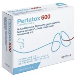 Perlatox 600 14 Bustine Nuova Formulazione Tosse Grassa Buste