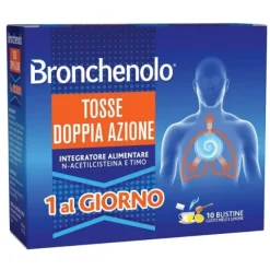 Perrigo Bronchenolo Tosse Doppia Azione Gusto Miele E Limone 10 Bustine