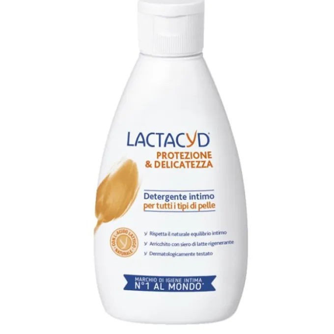 Perrigo Lactacyd Protezione & Delicatezza Detergente Intimo Quotidiano 300 Ml