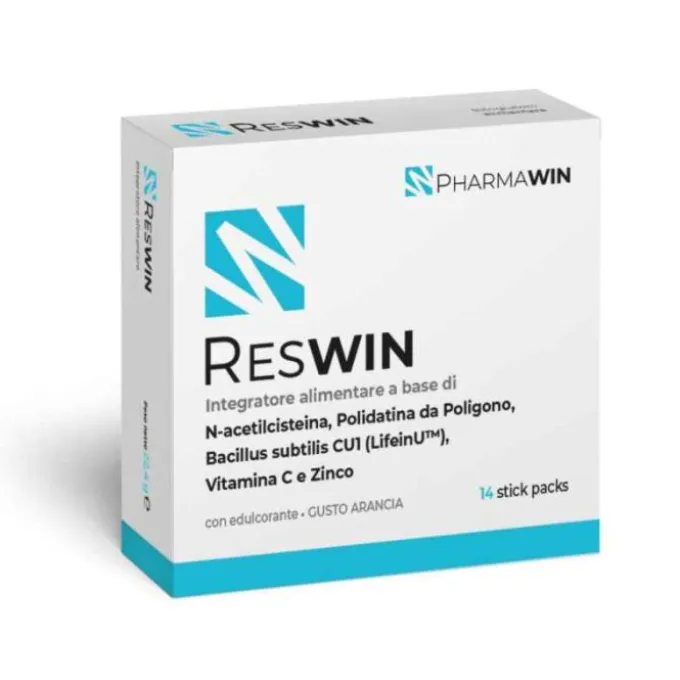 Pharmawin Reswin 14 Stick Packs Tosse Grassa Buste