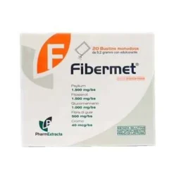 Pharmextracta Fibermet Integratore Controllo Peso Corporeo 20 Bustine