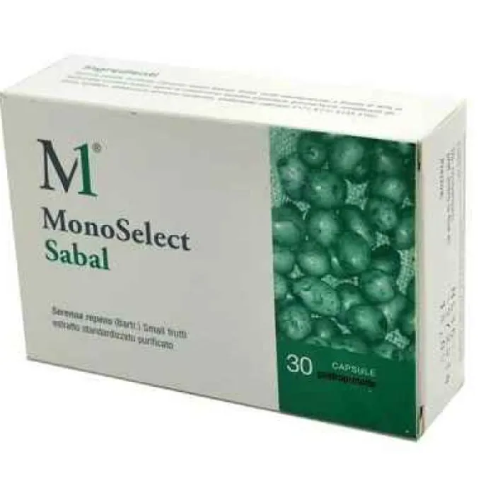 Pharmextracta Monoselect Sabal Integratore Per Prostata 30 Capsule Salute Intima Uomo