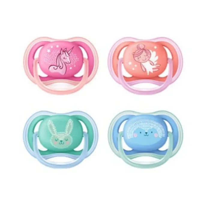 Philips Spa "Avent Succh Ultra Mix6-18 34423" Succhietti Scudo Rigido