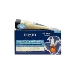 PHYTO CYANE MEN - TRATTAMENTO INTENSIVO ANTICADUTA FIALE + SHAMPOO ENERGIZZANTE