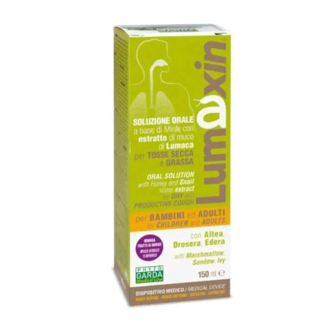Phyto Garda Lumaxin Sciroppo Adulti/Bambini 150Ml Tosse Mista