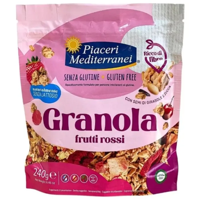 Piaceri Mediterranei Granola Frutti Rossi 240 G