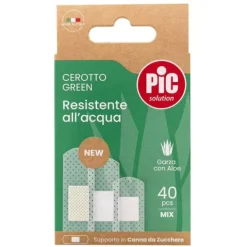 Pic Cerotto Green Canna Da Zucchero Mix 40 Pezzi Cerotti Doppia Azione