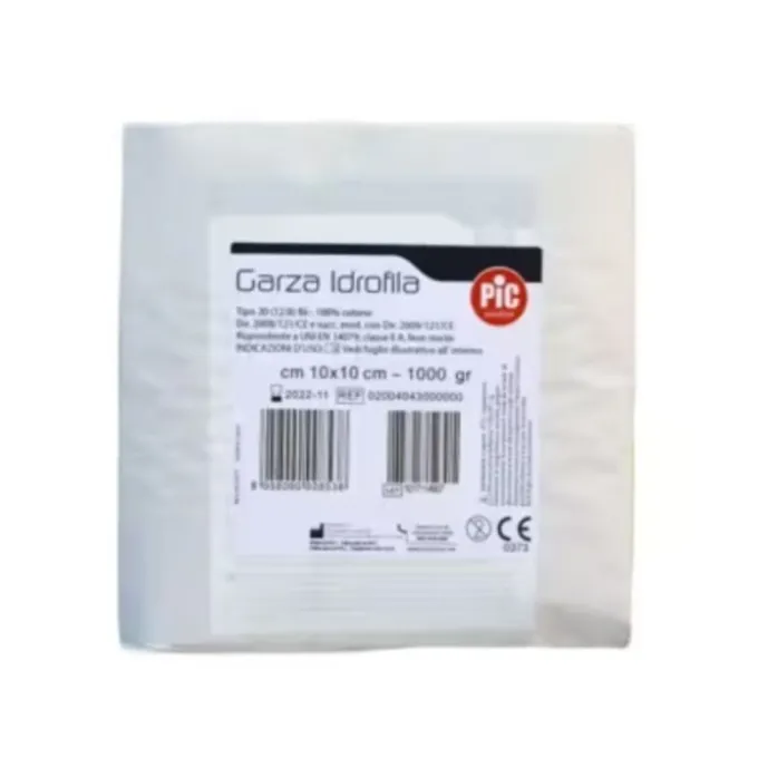 Pic Solution Garza Idrofila Tagliata 10X10 Cm 1 Kg Non Sterile Compresse Di Garza A Peso