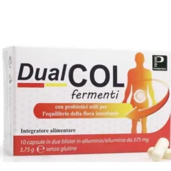 Piemme Pharmatech Dualcol Fermenti Integratore Probiotico 10 Capsule