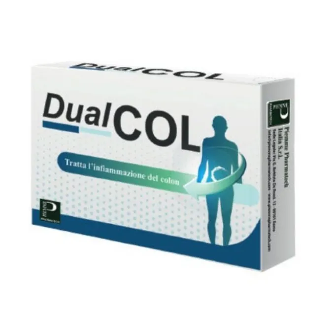 Piemme Pharmatech Dualcol Integratore 30 Compresse Mal Di Pancia