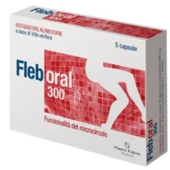 Pierre Fabre Fleboral 300 5 Capsule Integratori Venotonici