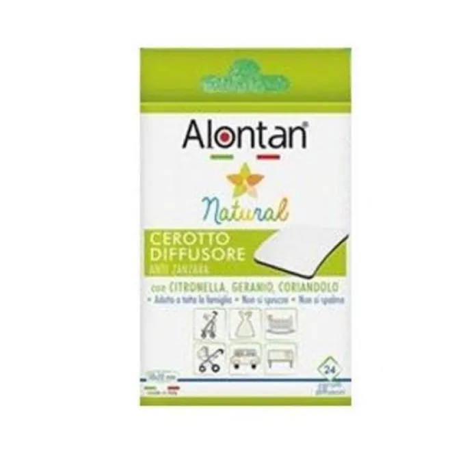 Pietrasanta Alontan Natural Cerotto Diffusore Anti Zanzare 24 Pezzi Punture Di Insetto