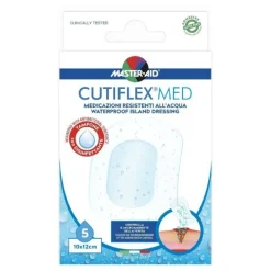 Pietrasanta Cutiflex Acqua Stop Medicazione In Poliuretano Elastica E Trasparente 10X12 Cm 5 Pezzi