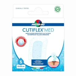 Pietrasanta Cutiflex Acqua Stop Medicazione In Poliuretano Elastica E Trasparente 10X6 Cm 5 Pezzi