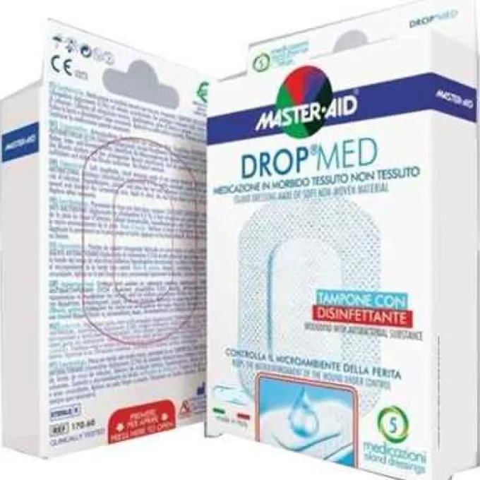 Pietrasanta Master Aid Dropmed Medicazione Autoadesiva 10,5 X 15 Cm 5 Pezzi