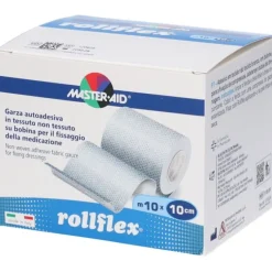 Pietrasanta Pharma Master-Aid Rollflex Garze 10Mx10Cm Bende Elastiche Autofissanti