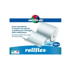 Pietrasanta Pharma Master-Aid Rollflex Garze 10Mx10Cm Bende Elastiche Autofissanti