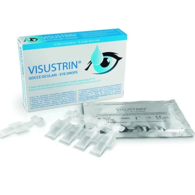 Pietrasanta Pharma Visustrin Gocce Oculari Occhi Secchi E Arrossati 10 Flaconcini Monodose