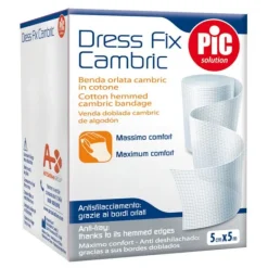 Pikdare Pic Benda Orlata Cambric 10Cm X 5 M Bende Non Elastiche
