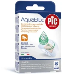 Pikdare Pic Cerotto Aquablock Impermeabile 22,5 Mm 20 Pezzi Cerotti Impermeabili