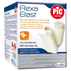 Pikdare Pic Flexa Elast Benda Elastica Bianca Fermabenda 5 Cm X 4,5 M Bende Elastiche Compressive
