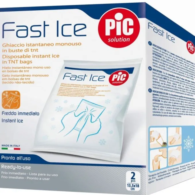 Pikdare Pic Ghiaccio Istantaneo 2 Bustine Cuscinetti Gel Freddo