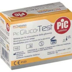 Pikdare Pic Gluco Test Strisce Reattive Glicemia 50 Pezzi
