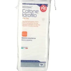 Pikdare Pic Rekosac Cotone Idrofilo Zigzag 100G