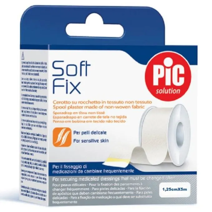 Pikdare Pic Soft Fix Cerotto In Rocchetto Tnt 1,25 Cm X 5 M Cerotti Rocchetto Tnt