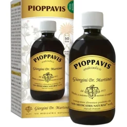 Pioppavis Liquido Analcoolico 500 Ml - Integratore Alimentare Ritenzione Idrica